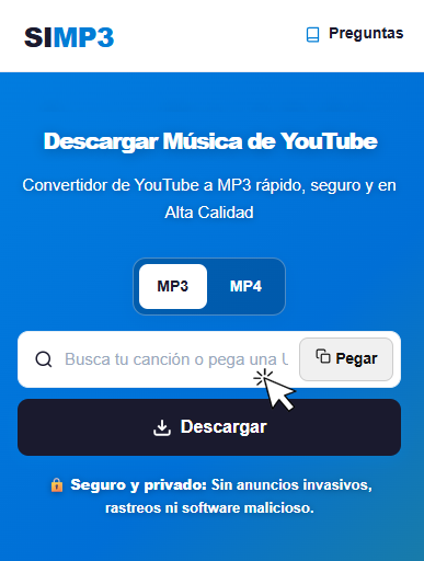 Buscar música en SIMP3